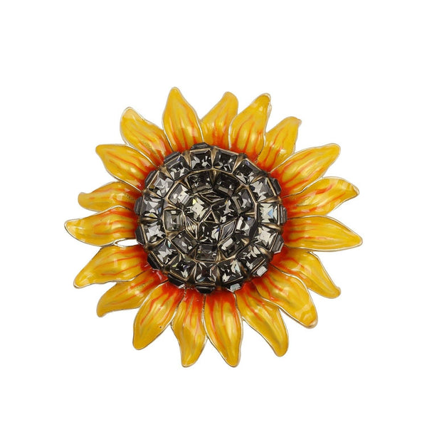 Sunflower Brooch