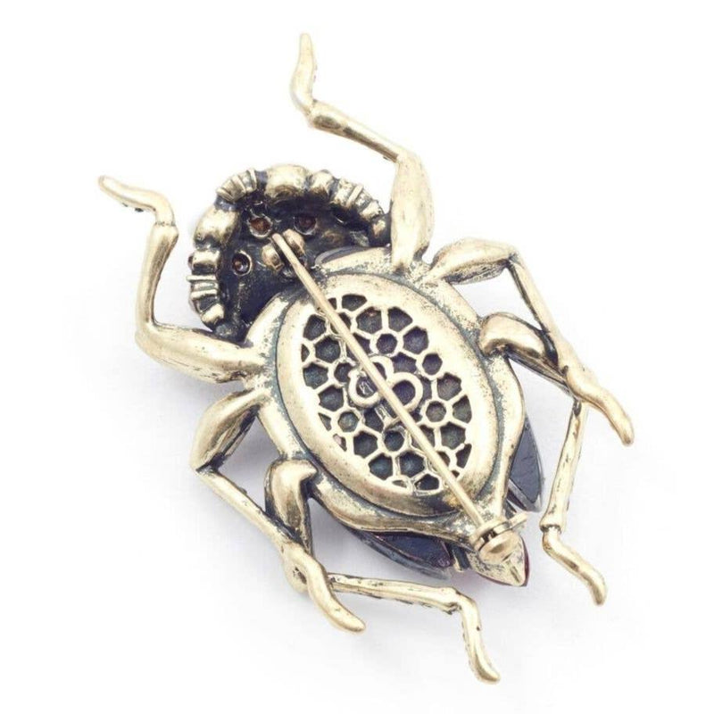 Bejewelled Beetle Brooch 4