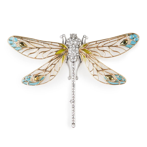 Colourful Dragon Fly Brooch 1