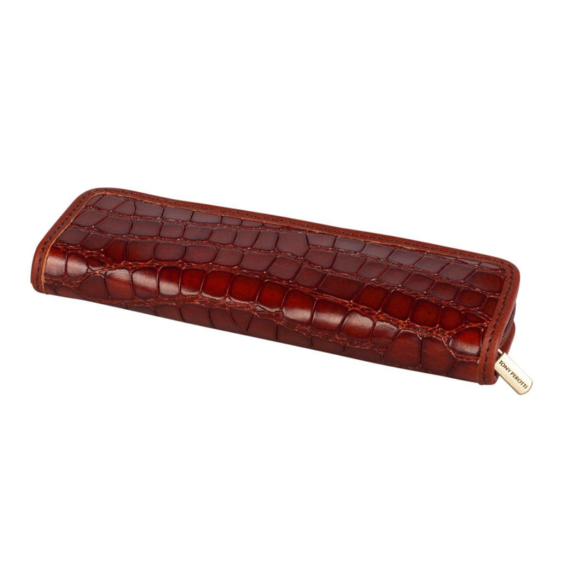 Croco Leather Pen Case P2