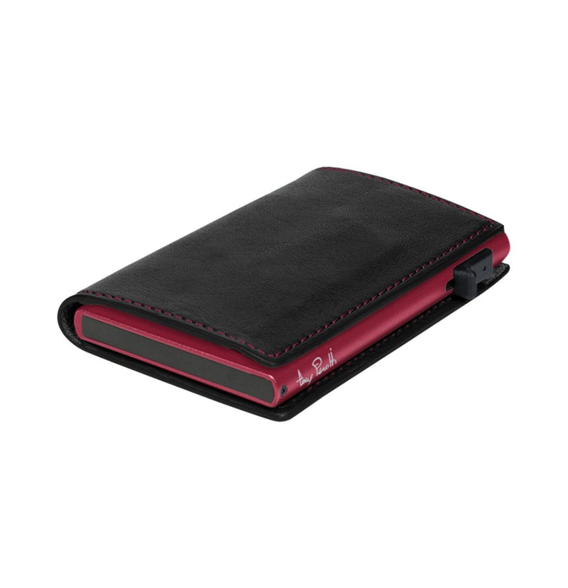 Tony Perotti Fucheccio slim leather RFID card holder with banknote pocket