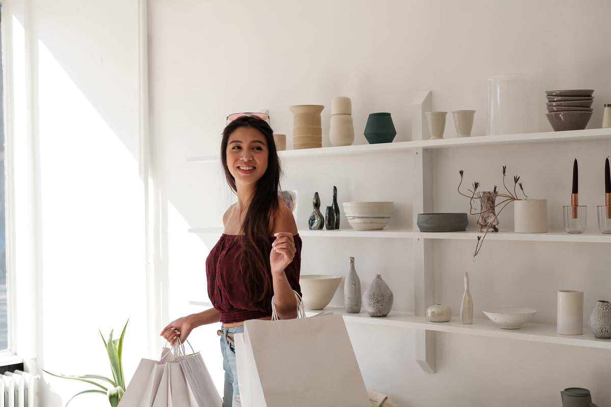 Simply Magnificent Woman Shopping