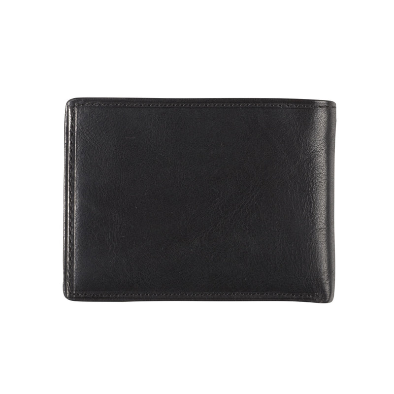 Tony Perotti Mens Mini Billfold Wallet with RFID (Black)